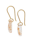 Rutilated Quartz Earrings