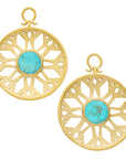 Turquoise Essence Medallions