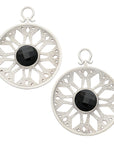 Faceted Black Obsidian Essence Medallions