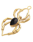 Faceted Black Obsidian Arachnid