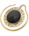 Faceted Black Obsidian Traditional Puju
