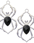 Faceted Black Obsidian Arachnid
