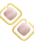 Rose Quartz Square Spiral Puju