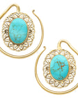 Turquoise Oval Puju