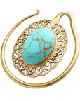 Turquoise Oval Puju