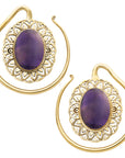Amethyst Oval Puju