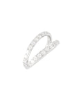 Titanium Double Row Clicker - Clear CZ (16g)