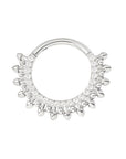Titanium Sun Clicker - Clear CZ (16g)