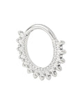 Titanium Sun Clicker - Clear CZ (16g)