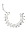 Titanium Sun Clicker - Clear CZ (16g)