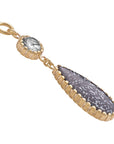 Tourmalated Quartz & Speckled Jasper Dangles