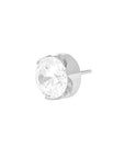Titanium Clear CZ Threadless End (18g/16g)