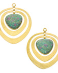 Ruby Fuchsite Triangle Movement