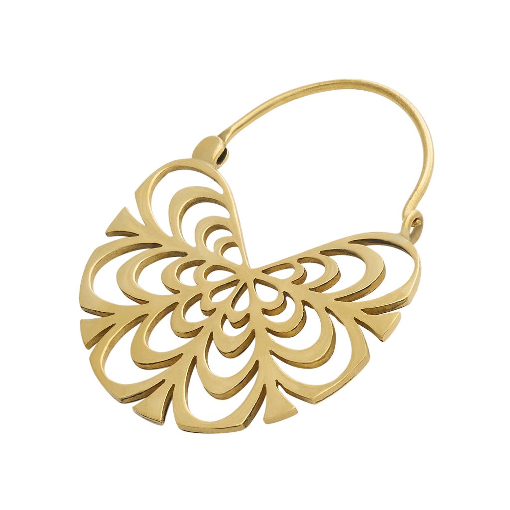 Peony Hoops Jimmy Buddha Designs