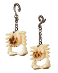 Fossilized Walrus Crab Dangles