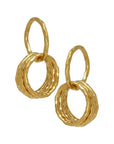 Solid Brass Hammered JUMP Rings 10g