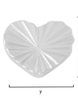 Titanium Razzle Heart Threadless End (18g/16g)