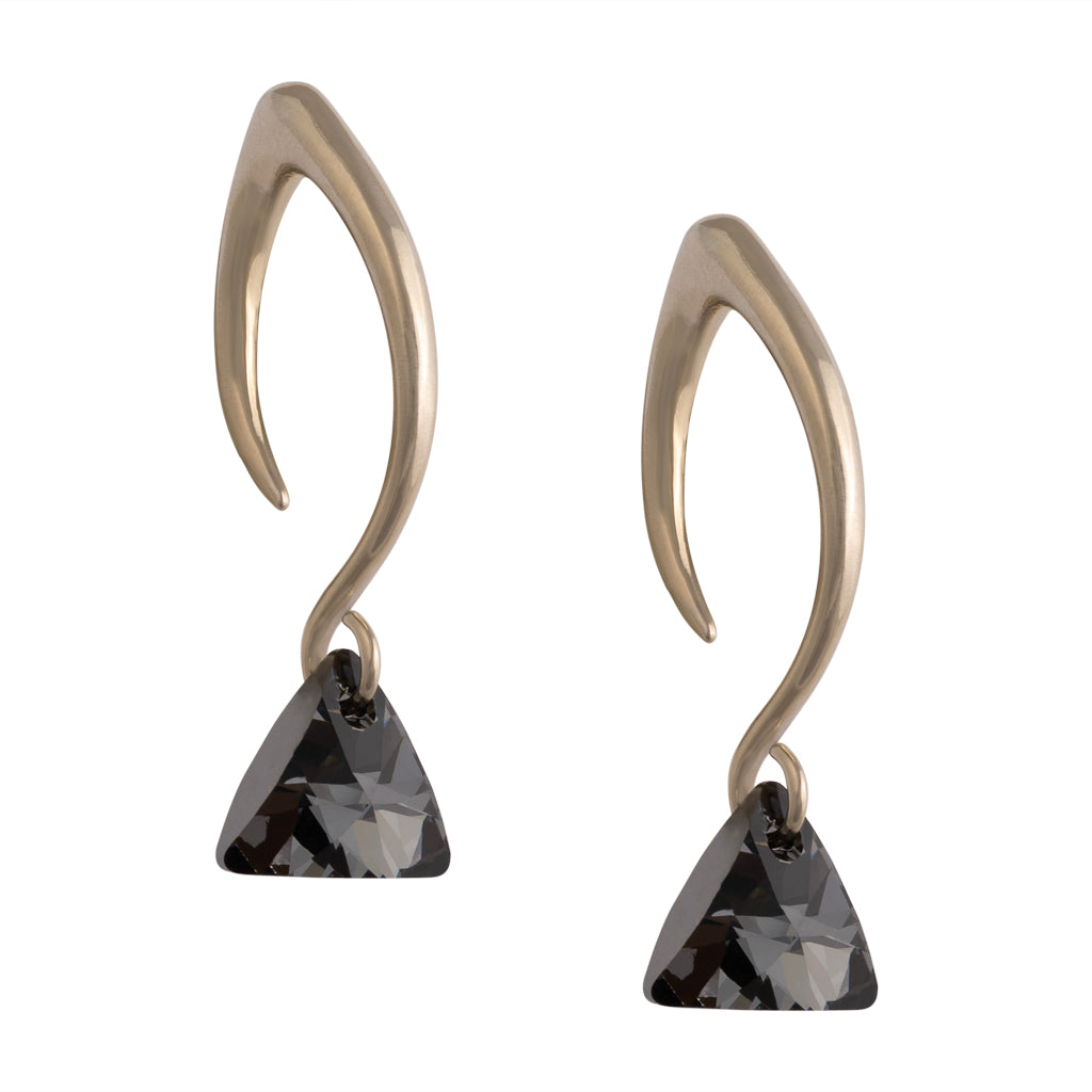 Black Diamond Swarovski Triangle