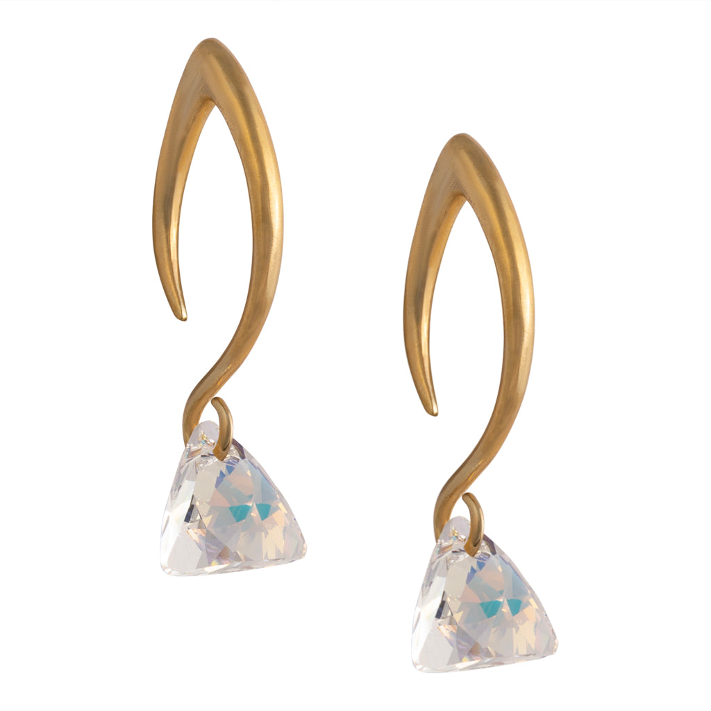 AB Crystal Swarovski Triangle