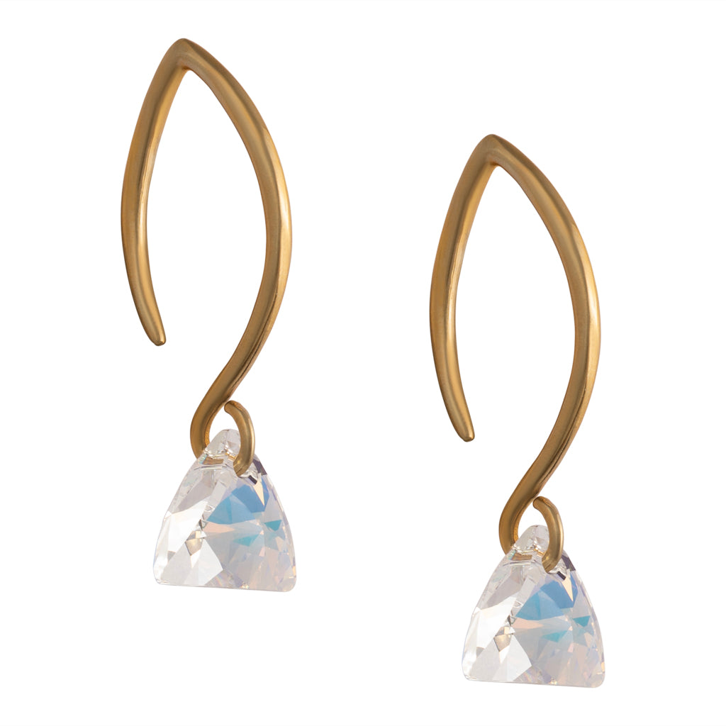 AB Crystal Swarovski Triangle