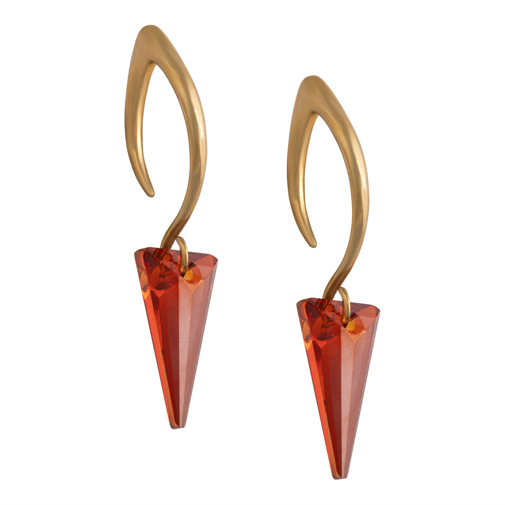 Red Swarovski Spike