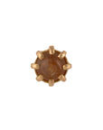 Solid Gold 18k Sunstone Threadless End 18g/16g