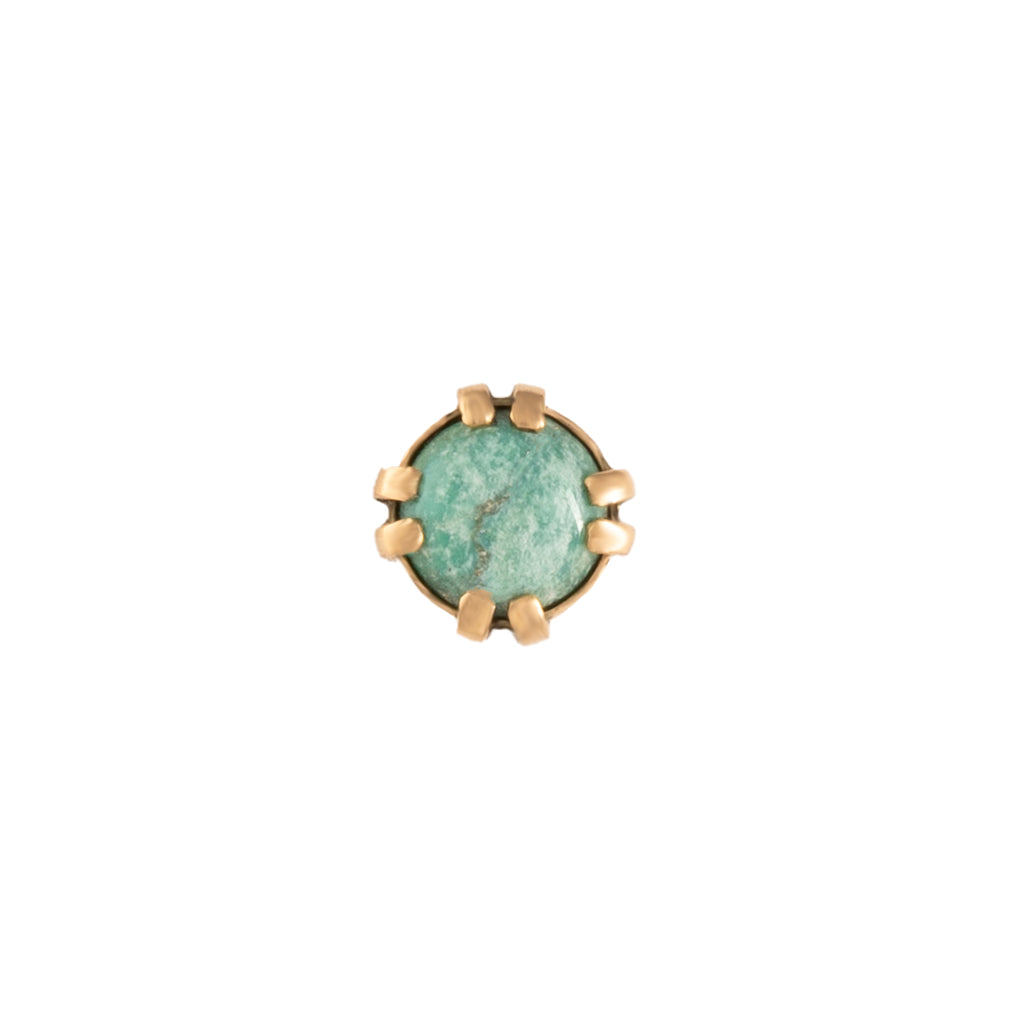 Turquoise Threadless End – Jimmy Buddha Designs