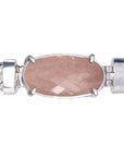 Rose Quartz Interlocking Bracelet