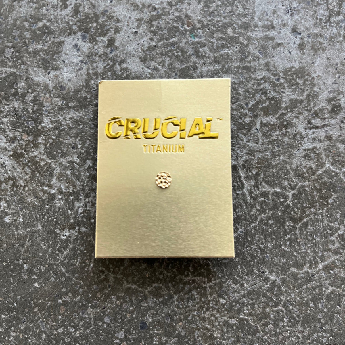Vapor Gold Titanium Hammered Threadless End - 5 sizes available (18g/16g)