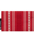 Red & Black Recycled Kimono Jewelry Pouch