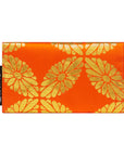 Orange & Gold Recycled Kimono Jewelry Pouch