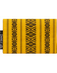 Yellow & Black Recycled Kimono Jewelry Pouch