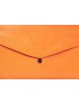 Orange & Gold Sayagata Recycled Kimono Jewelry Pouch