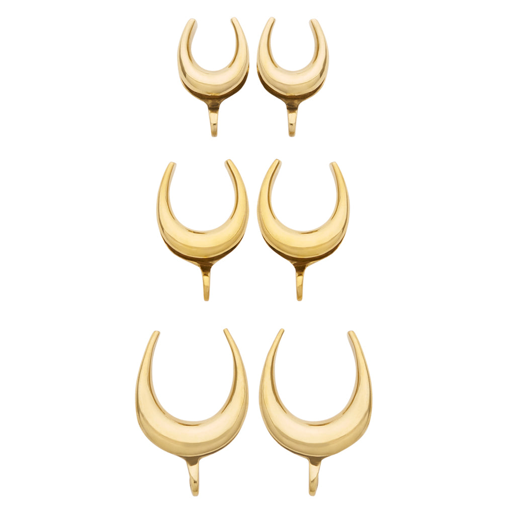 Solid Brass Saddle Spreader Hooks