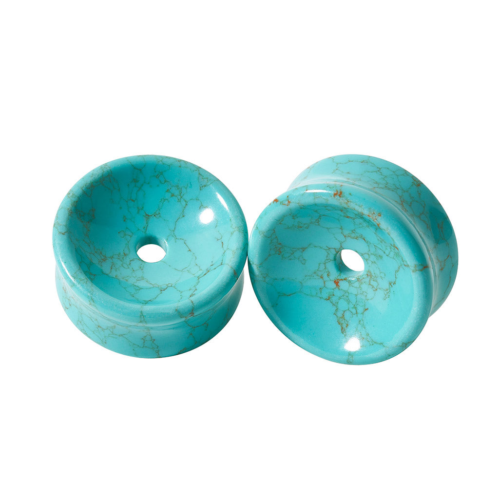 Turquoise Concave Eyelets