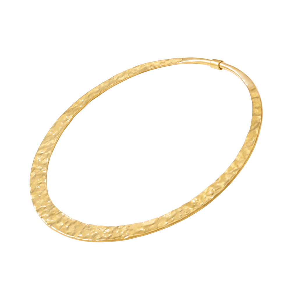 Hammered Hoops (Solid Brass)