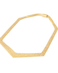 Distressed Hexagon (Solid Brass)