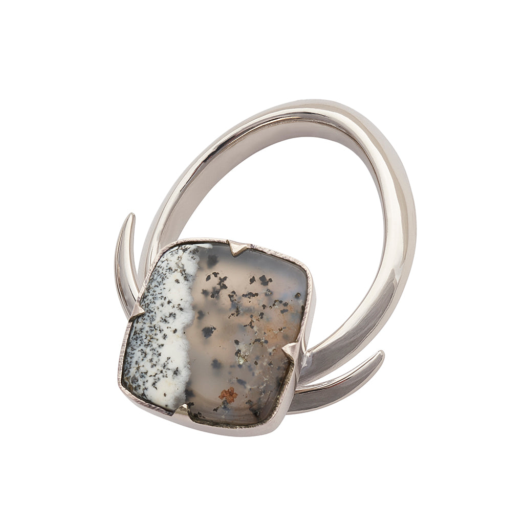 Dendritic Opal Prong Coils