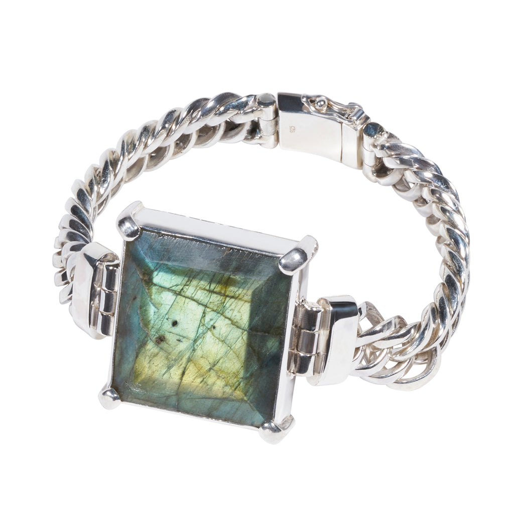 Labradorite Interlocking Bracelet