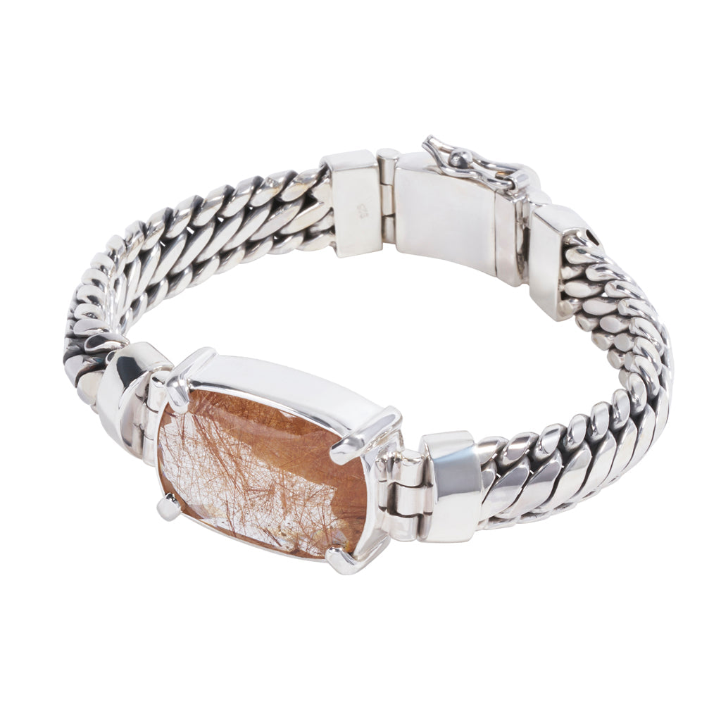 Rutilated Quartz Parang Bracelet