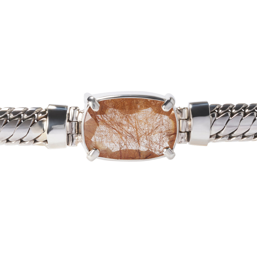 Rutilated Quartz Parang Bracelet