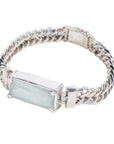 Aquamarine Interlocking Bracelet
