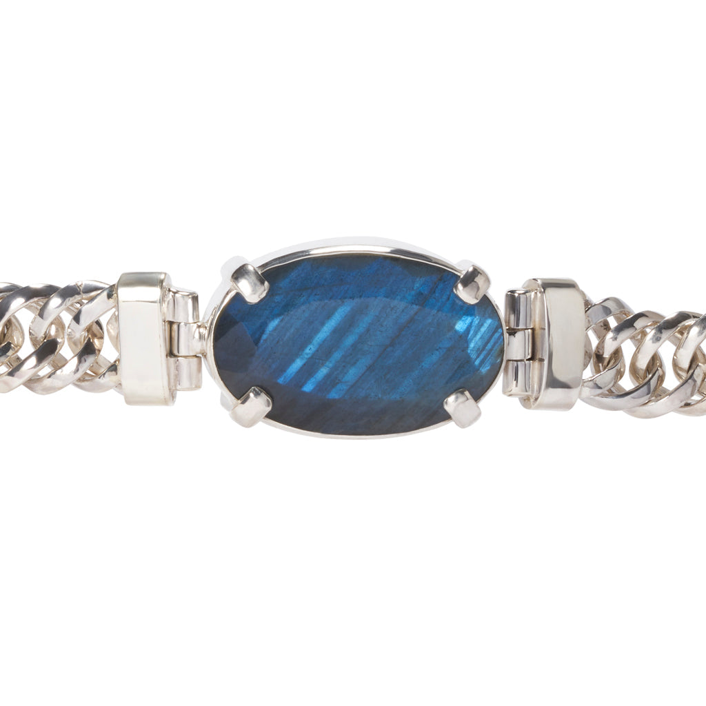 Labradorite Interlocking Bracelet