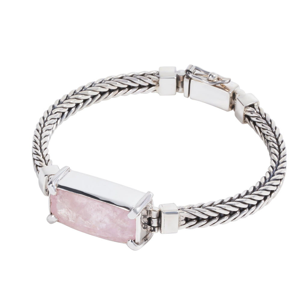 Morganite Square Bracelet