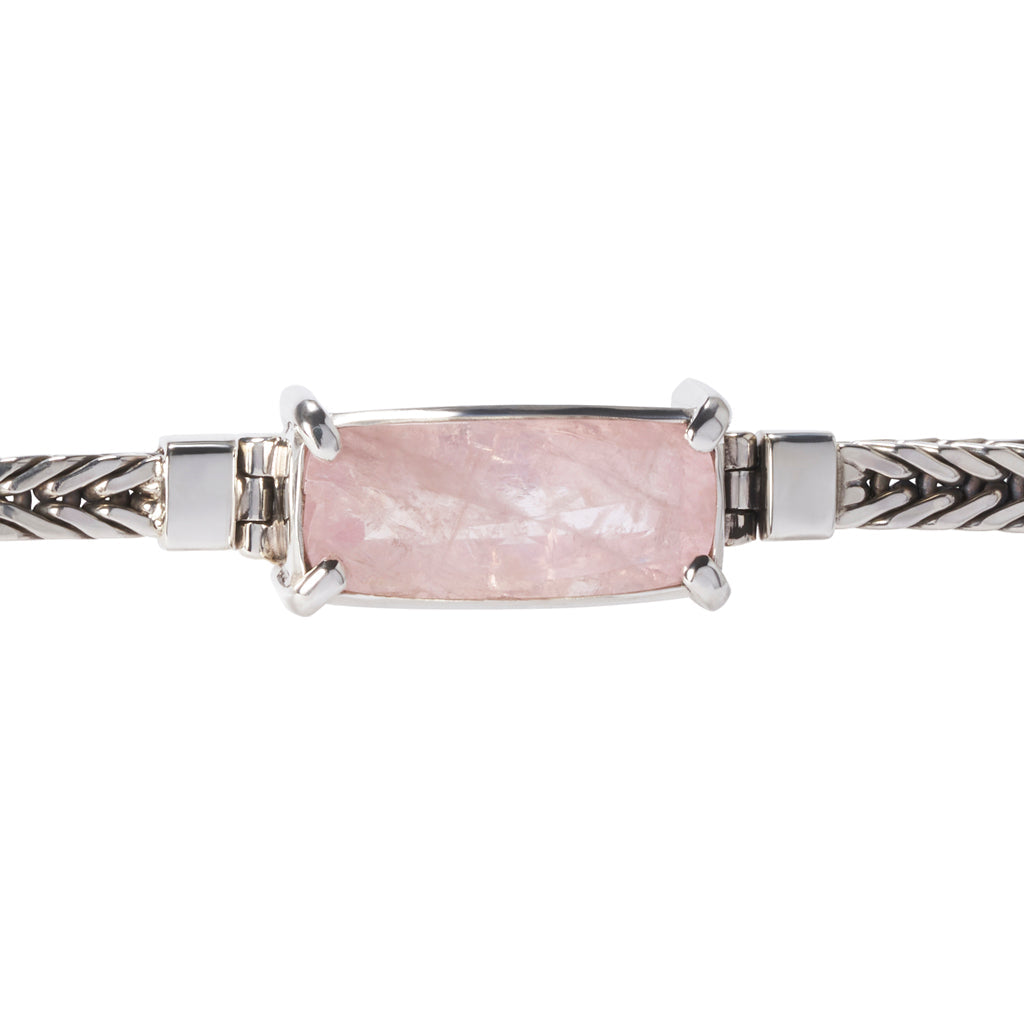 Morganite Square Bracelet