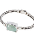 Aquamarine Square Bracelet