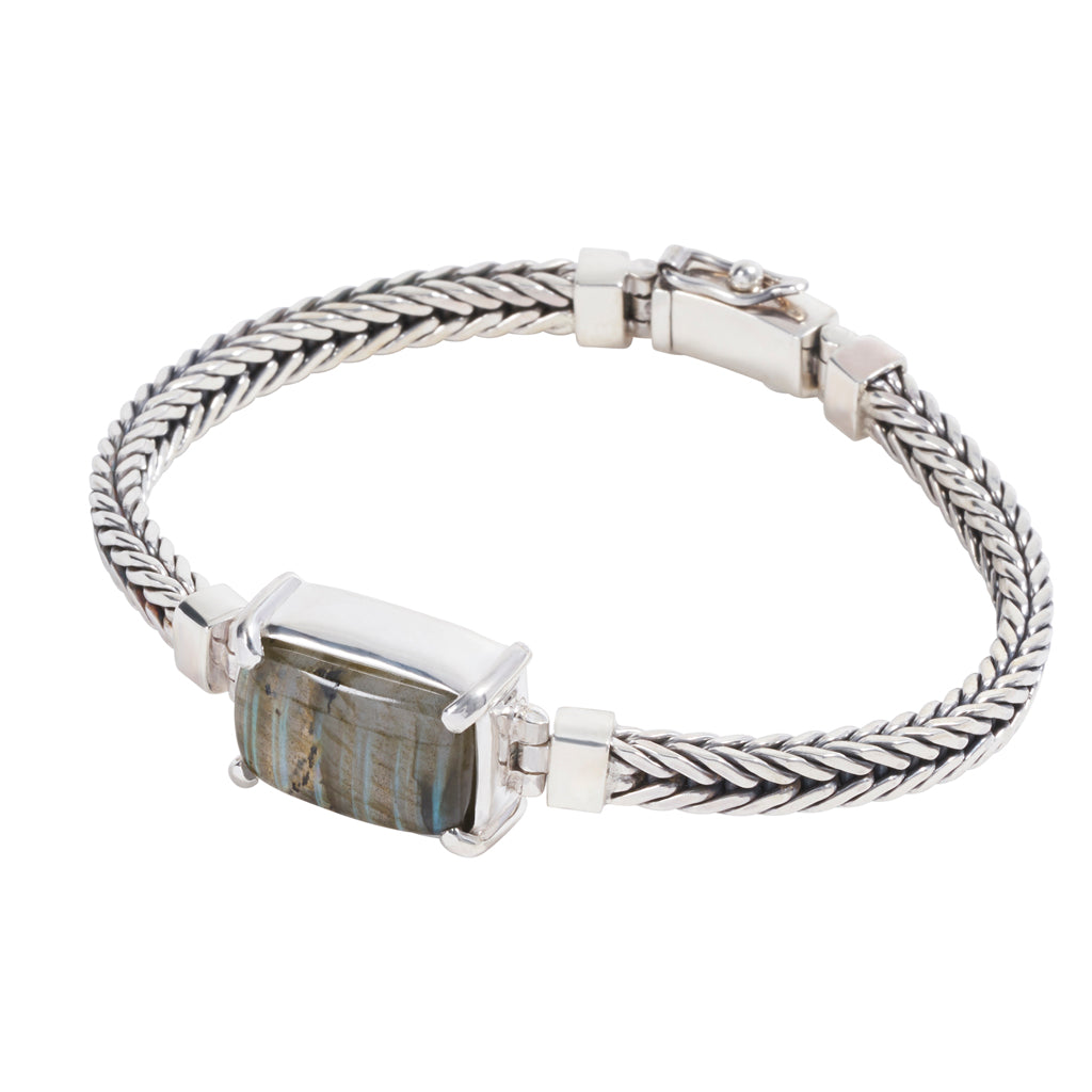 Labradorite Square Bracelet