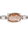 Rutilated Quartz Square Bracelet