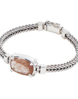 Rutilated Quartz Square Bracelet