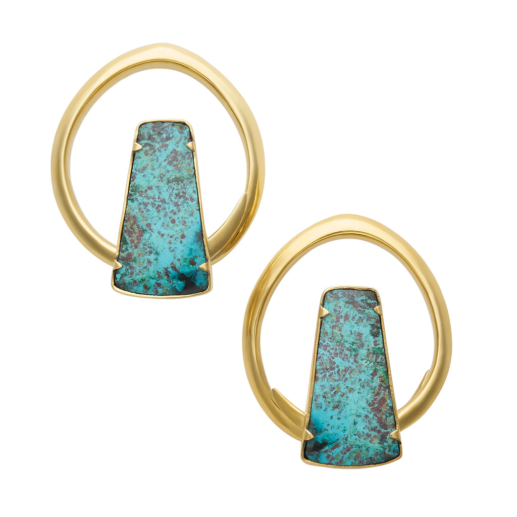 Chrysocolla Prong Coils